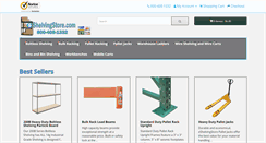 Desktop Screenshot of eshelvingstore.com